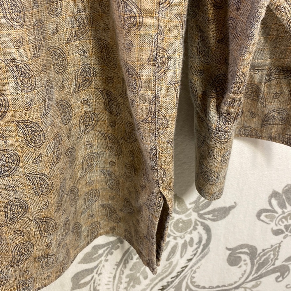 Ermenegildo Zegna Button Down
Paisley Print‎ Long Sleeve men’s - Picture 8 of 12